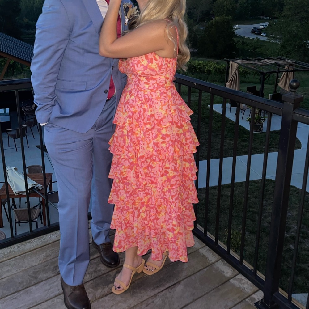 Ruffle Midaxi Dress